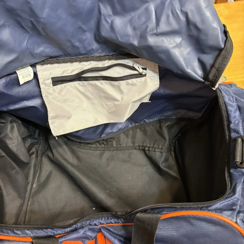 Nike Duffle Bag Syracuse University Orange Navy Blue‎ Travel Carry Sport